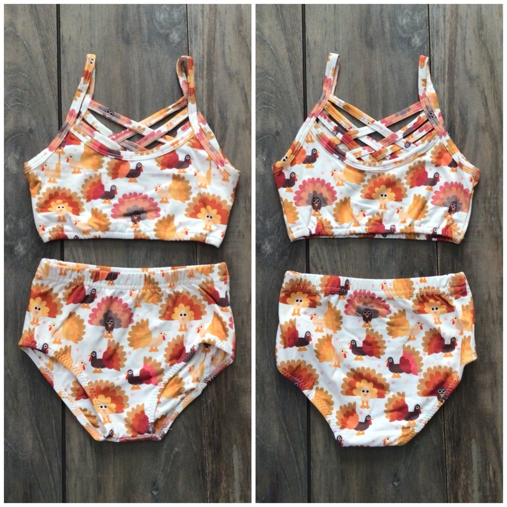 EEUC Custom Thanksgiving Turkey 2PC Dance Set Convention Wear - Multiple Sizes